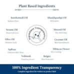 Blue Nectar Baby Oil with Pure Kumkumadi Oil for Glowing Skin | Ayurvedic Baby Massage Oil for New Born | 100% Natural & Safe Baby Product for Delicate Skin (17 Herbs, 200 ml) - Fast UK Delivery - Image 6