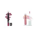 Glam 21 Lip Seduction Non- Transfer Crayon Lipstick| Super Star 19 Lip Plumper With Hyaluronic Acid Lightweight Lip Gloss With High Shine Glossy Finish For Fuller And Plump Lips 02 Pink Struck - 5 Gm - Fast UK Delivery