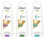 Dove Dryness Care Conditioner, 180ml And Dove Daily Shine Conditioner, 180ml And Dove Hair Fall Rescue Conditioner, 180ml - Fast UK Delivery - Image 2