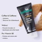 mCaffeine Exfoliating Coffee Body & Face Scrub for Tan, Dirt & Blackhead Removal | Value Pack | De Tan Bathing Scrub Combo for Women & Men with Coffee Body Scrub (55gm) & Coffee Face Scrub (75gm) - Fast UK Delivery - Image 5
