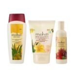 moha: Herbal Hair Shampoo | Mild Shampoo For All Hair Types 200 ml, Herbal Hair Conditioner 100 ml Herbal Hair Serum For Men & Women 30 Ml | Non-Sticky Silky Smooth, Tangle-Free Hair Pack of 3 - Fast UK Delivery