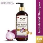 WOW Skin Science Onion & Collagen Anti-Hairfall Shampoo|Reduces Hairfall|Strengthens Roots|Nourishes Scalp|Prevents Breakage|Enhances Hair Thickness and Shine|New & Improved Formulation|500ml - Fast UK Delivery - Image 4
