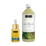 Kapiva Aloe Vera Juice 1 ltr + Kapiva Kumkumadi face Glow Oil 30 ml - Fast UK Delivery - Image 2