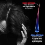 Beardo Studio Professional Tornado Hair Dryer with 2000 Watts Power | AC Motor, Concentrator, Diffuser, 2 Speeds, 3 Temperature Settings & Cool Shot feature | Suitable for Professional Drying Experience | Gift For Brother | Gift For Friends - Fast UK Delivery - Image 5