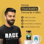 Rage Coffee Premium Silk Blend Classic Coffee Powder - 60g of 100% Pure Arabica Beans | Fuel Your Day with Plant-Based Vitamin Instant Coffee Powder for Enhanced Fitness, Energy, and Focus | Hot and Cold Coffee - Fast UK Delivery - Image 4