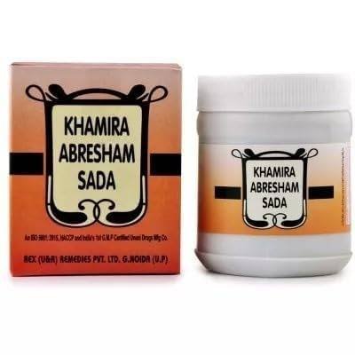 uk41KeVkN5veL-1-1.jpg REX REMEDIES Khamira Abresham Sada (125g each pack of 2) - Image 1