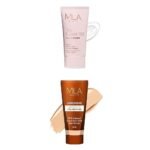 MILA Beaute The Flawless Makeup Primer | Primer for Face Makeup For All Skin Types Longwear Weightless Foundation | SPF 15 & Vitamin E | Shade - (201 Natural, 30ml) - Fast UK Delivery