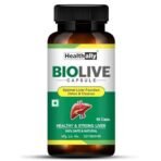 Healthally Biolive Ayurvedic Fatty Liver Detox Capsule/Medicine/Supplement(500 MG),Alcoholic Liver Fat Cleanser & Liver Care Capsule for Liver Health Wellness & Digestion - 60 Capsules - Fast UK Delivery - Image 2