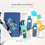 Blue Nectar Baby Gift Set for Natural Baby Care | Baby Hair Oil, Baby Massage Oil & Baby Lotion with Organic Ghee, Almond Oil & Olive Oil | New Born Baby Gift Set - Fast UK Delivery - Image 3