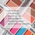 Glam 21 Eye Spirits Eye Shadow Palette | Highly Pigmented | Matte and Shimmer | Long Lasting Eye Shadow Palette |Blendable & Crease-proof | 18gm | 01-Mimosa (Multicolor) - Fast UK Delivery - Image 4