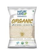 Natureland Organics Sorghum / Jowar Flour 500 Gm - Organic Flours - Fast UK Delivery - Image 2