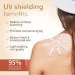 Ayouthveda Sun Turn Cream Spf40 UVA ++++ UVB PA++++ | Enriched With Zinc Oxide Aloe vera & Berries 60g - Fast UK Delivery - Image 4