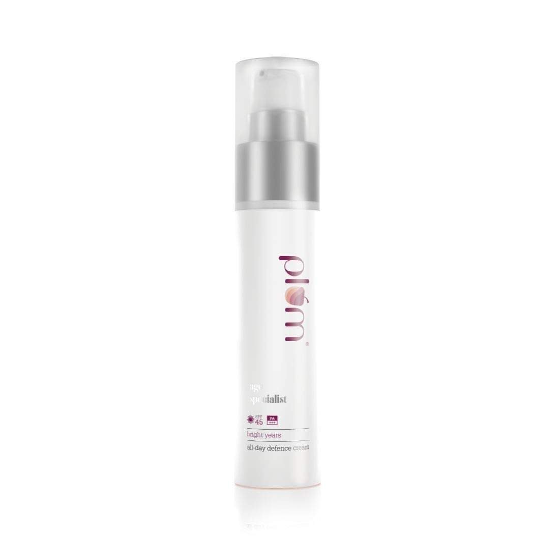 uk41Kxpq97vYL-1-1.jpg Plum Bright Years All Day Defence Cream SPF 45 PA+++| Sun Protection | For Ageing Skin | 100% Vegan, Cruelty Free | 50ml - Fast UK Delivery - Image 1