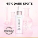 L'Oreal Paris Brightening Serum, 1% Glycolic Acid, 2% Niacinamide Serum Glycolic Bright Skin, 15ml & Glycolic Bright Day Cream with SPF 17, 15ml & Glycolic Bright Daily Foaming Face Cleanser, 100ml - Fast UK Delivery - Image 3
