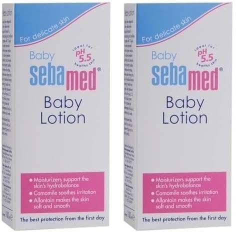 uk41Kz0RsInL-1.jpg Sebamed Baby Body Lotion100 ml |pH 5.5|Long lasting moisturiser|Quickly absorbed| (Pack of 2) - Fast UK Delivery - Image 1