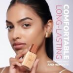Mila Beaute Perfect Matte Long Wear Foundation | High Coverage, Light Weight & Water Resistant I Oil Free Formula With SPF 15 & Vitamin E | Smooth Matte Finish | Keeps Skin Hydrated | Shade - ( 3 Blush, 30ml) - Fast UK Delivery - Image 6