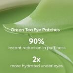 mCaffeine Fine Lines Reduction & Dark Circles Removal Duo | Enriched with Green Tea & Caffeine | Under Eye Cream & Hydrogel Under Eye Patches Combo for Women and Men | Value Pack - Fast UK Delivery - Image 6