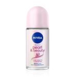 NIVEA Pearl and Beauty 50ml Deo Roll On | With Pearl Extracts & Avocado Oil| 72 H Smooth & Beautiful Underarms | 0% Alcohol | For Women - Fast UK Delivery