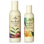 moha: Herbal Anti Dandruff Oil 200 ml with free Rejuvanating Massage Oil 100 ml | Neem, Tea Tree Oil, Rosemary | (Combo of 2) - Fast UK Delivery