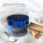 Blue Nectar Ayurvedic Sandalwood Radiance and Skin Brightening Cream Moisturizing Day Cream for Women for Daily Use Plant Based Face Cream for Women (13 Herbs, 50g) - Fast UK Delivery - Image 6