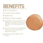 MyGlamm Treat Love Care 24 Hrs Antipollution Foundation-Refine (Nude)-14 ml | Long Lasting, Matte Finish | Liquid Foundation With Buildable Coverage | Paraben Free Foundation - Fast UK Delivery - Image 4