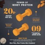 Bagrry's Whey Protein Muesli 500gm Box | 20gm Protein Per 100gm |Chocolate Flavour|Whole Oats & Californian Almonds|Breakfast Cereal|Protein Rich|Premium American Whey Muesli - Fast UK Delivery - Image 5