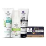 Ayouthveda Personal Care Combo - Deep Clean Foaming Face Wash 100ml | Ultra Hydrating Face Emulsion Cream With Aloe Vera & Coconut Water 60g | Charcoal Facewash 100ml | Nuts and Saffron Solid Soap 100g - Fast UK Delivery - Image 2