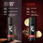 Beardo Fantastic 4 Perfume Body Spray Gift Set for Men 4X40ml | Long Lasting Fragrances | Legacy, Mafia, Mariner Capt Jack and Whisky Smoke Perfume Body Spray | Valentines day gift for husband | Gift for boyfriend | Gift for Men - Fast UK Delivery - Image 5