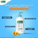 Cetaphil Baby Wash & Shampoo with Organic Calendula 400ml and Baby Mild Bar 75g(2Pcs) (Pack of 3)- Combo - Fast UK Delivery - Image 3