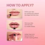Swiss Beauty 2-In-1 Creamy Matte Lip Liner + Lip Filler | Smudgeproof and waterproof | Shade- Rust Lust, 1.6g - Fast UK Delivery - Image 6