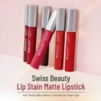 Swiss Beauty Stain Matte Lipstick | Long Lasting, Hydrating & Lightweight Lipstick | Hazienut, 3.4gm| - Fast UK Delivery - Image 3
