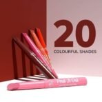 Mila Beaute Pout It Out Matte Lip Crayon | Highly Pigmented & Enriched With Jojoba Oil | Soft Matte Finish | Creamy & Light Weight Texture | Smooth Glide Application | Shade - (Merida 1.25g) - Fast UK Delivery - Image 5
