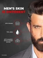 Beardo Activated Charcoal Peel Off Mask for Men, 100g | Charcoal Face Mask for Glowing Skin | Detoxing Facial Kit for Men | Peel Off Mask Men For Oily & Dirt free skin - Fast UK Delivery - Image 7