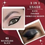 KINDED Kind Eyes Kajal 3 in 1 Kohl Kajal Eye Liner Smokey Eye Shadow Waterproof Smudge Proof 18 Hours Colour One Stroke Auto Kajal Pencil (Combo 0.35 gm each, Boundless Black & Butterfly Blue) - Fast UK Delivery - Image 5