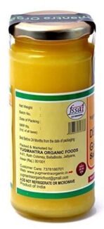 Yugmantra Organic Foods 100 % Pure Natural A2 Milk Sahiwal Cow's Grass-Fed Desi Ghee Prepared Curd by Traditional Bilona Padati (Method)Immunity Superfood - in Glass Bottle ( 250 mlx 2 =500 ml ) with Free 55 Gm Raw Honey - Fast UK Delivery - Image 4