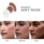 Just Herbs Vegan Lip and Cheek Tint (Pack of 2): Natural Blush - Pale Pink and Soft Nude - Fast UK Delivery - Image 6