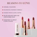 Just Herbs Matte Lipstick, Hydrating Nourishing and Liquid Waterproof Long Stay Relaxed Matte Bullet Lipsticks for Women 4.2 gm - Fast UK Delivery - Image 6