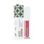 Just Herbs Ayurvedic Creamy Matte Long Lasting Liquid Lipstick, Lightweight & Hydrating Lip Colour with Liquorice & Sweet Almond Oil - Raspberry Pink - Fast UK Delivery - Image 2