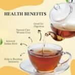Golden Tips HERBYOGA Desi Kadha Herbal Tea Immunity Booster Pouch (100 Gram, 50 cups) - Fast UK Delivery - Image 6
