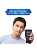 NIVEA MEN Deep Impact Face Wash 100g | With Black Carbon | Intense Clean, For Beard & Face | Removes Oil and Impurities - Fast UK Delivery - Image 3