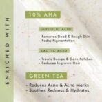 mCaffeine 10% AHA & Green Tea Body Scrub for Tan Removal & Soft-Smooth Skin | For Women & Men | De-Tan Bathing Scrub with Coconut Oil, Removes Dirt & Dead Skin from Neck, Knees, Elbows & Arms - Fast UK Delivery - Image 5