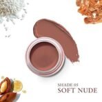 Just Herbs Vegan Lip and Cheek Tint (Pack of 2): Natural Blush - Pale Pink and Soft Nude - Fast UK Delivery - Image 5