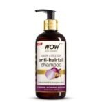 WOW Skin Science Onion & Collagen Anti-Hairfall Shampoo|Reduces Hairfall|Strengthens Roots|Nourishes Scalp|Prevents Breakage|Enhances Hair Thickness and Shine|New & Improved Formulation|300ml - Fast UK Delivery - Image 2