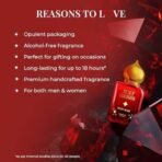 Just Herbs Ruby Rain Premium Attar | Non Alchoholic Long Lasting Fragrance For Men 10ml - Fast UK Delivery - Image 4