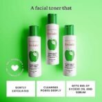 Foxtale Green Apple Glow Toner with Niacinamide | Fruit AHA Extract and Hyaluronic Acid | Clinically Proven Brightening Ingredients | All Skin Types | Men & Women - 100ml - Fast UK Delivery - Image 3