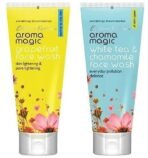 Aroma Magic Face Wash 100 ml (Grapefruit) And Aroma Magic White Tea And Chamomile Face Wash, 100ml - Fast UK Delivery - Image 2