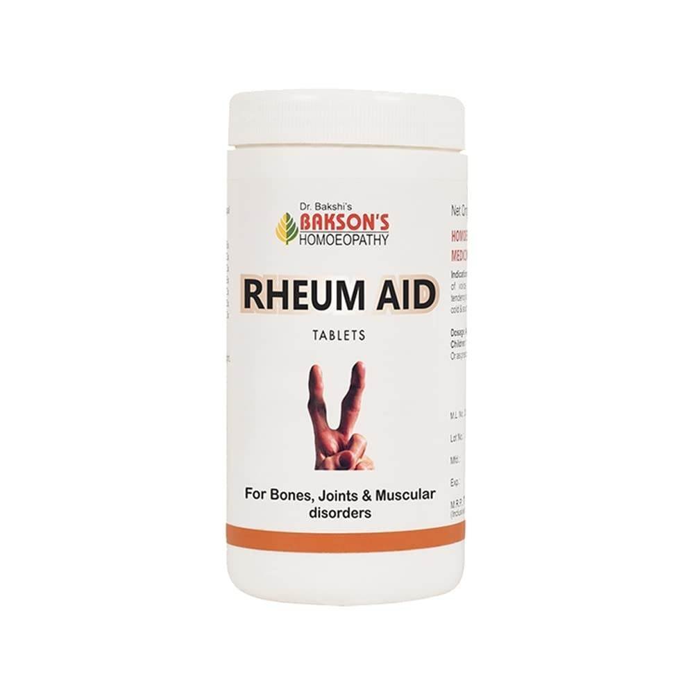 uk41Mzlw1PMvL-1.jpg Dr. Bakshi's BAKSON'S HOMOEOPATHY Bakson's Homoeopathy Rheum Aid Tablets -200 Tabs - Fast UK Delivery - Image 1