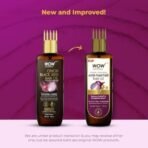 WOW Skin Science Onion Black Seed Hair Oil - WITH COMB APPLICATOR - Controls Hair Fall - NO Mineral Oil, Silicones, Cooking Oil & Synthetic Fragrance - 100mL - Fast UK Delivery - Image 3