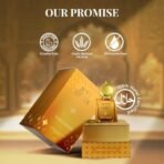 Just Herbs Topaz Magic Attar Roll On Perfume | Premium Ittar Gifts | 18+ Hour Long Lasting Fragrance with Saffron, Agarwood (Oud), Vanilla for Men and Women 10ml - Fast UK Delivery - Image 7