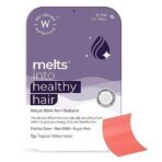 Wellbeing Nutrition Melts Healthy Hair | Plant Based Biotin for Hair Nourishment, Strength and Thickness with Zinc, Bamboo Extract, Folic acid (30 Oral Strips) - Image 2